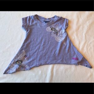Naartjie Baby Girl Floral Tee 12/18 M Angled Sides
